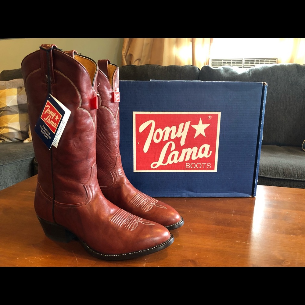 NIB Vintage 1980’s Tony Llama Cowboy Boots